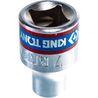 Торцевая стандартная шестигранная головка 3/8", 7мм KING TONY 333507M