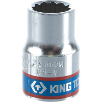 Торцевая стандартная двенадцатигранная головка 3/8", 10мм KING TONY 333010M