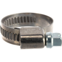 Ленточный червячный хомут 016-025мм нержавеющая сталь JTC-ZN25