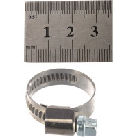 Ленточный червячный хомут 016-025мм нержавеющая сталь JTC-ZN25