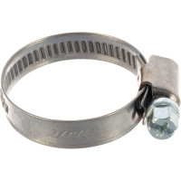 Ленточный червячный хомут 020-035мм нержавеющая сталь JTC JTC-ZN35