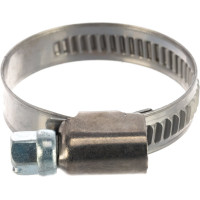 Ленточный червячный хомут 020-035мм нержавеющая сталь JTC JTC-ZN35