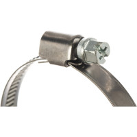 Ленточный червячный хомут 040-060мм нержавеющая сталь JTC-ZN60