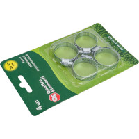 Обжимной хомут QUATTRO ELEMENTI 20-35 мм оцинкованный, 4 шт 642-203