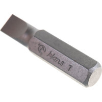 Бита шлицевая короткая (SL 7; 5/16") Hans 012-4M07