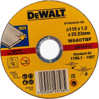 Круг отрезной по металлу INDUSTRIAL (115х22,2 мм) DEWALT DT42240Z
