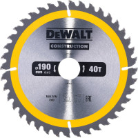 Пильный диск CONSTRUCT (190х30 мм; 40 ATB) DEWALT DT1945
