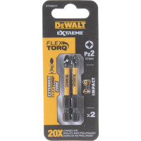 Биты ударные IMPACT Torsion Pz2, 57мм, 2шт. DEWALT DT70531T
