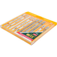 Набор полотен по дереву для электролобзика (10 шт.) FIT 41013