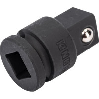 Переходник с шариковым фиксатором 3/8">1/2" KING TONY 3864P