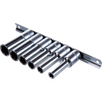 Комплект 6-ти гранных торцевых головок (8-19 мм; 1/2"; 6 шт.) Hans 4601MD