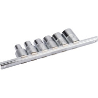 Комплект 6-ти гранных торцевых головок (8-19 мм; 1/2"; 6 шт.) Hans 4601M