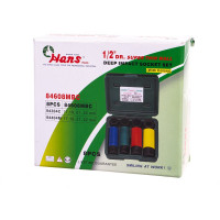 Комплект тонкостенных ударных головок (17-22 мм; 1/2"; 8 шт.) Hans 84608MBC