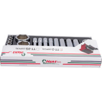 Набор торцевых головок (10-46 мм; 1/2"; 29 шт.) Hans TT-2