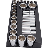 Набор торцевых головок (10-46 мм; 1/2"; 29 шт.) Hans TT-2