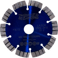 Диск алмазный турбосегментный FB/Z по железобетону 125D-2.2T-12W-10S-22.2 MESSER 01-16-126