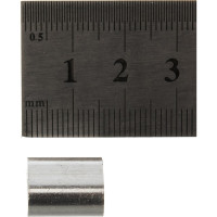 Прижимной зажим-наконечник для троса Tech-Krep 4 мм, DIN 3093, 2 шт. 102758