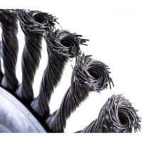 Щетка тарельчатая витая (115 мм; М14) EDGE by PATRIOT 813010010