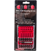 Набор бит 33 предмета 1/4 FORCE 2331