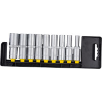 Набор удлиненных торцевых головок 1/2 Spline 9шт Berger BG BG2038