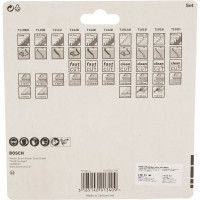 Набор пилок для лобзика Wood (10 шт.) Bosch 2607011169