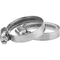 Обжимной хомут из нержавеющей стали MasterProf 25-40 мм, 2 шт ИС.140241