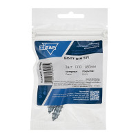 Болт DIN 571 сантехнический оцинкованный 10x60, 2 шт, пакет Zitar 103881