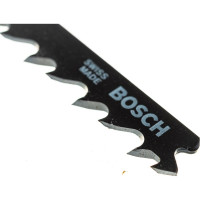 Пилки T144D 5 шт. для лобзиков (74 мм; хвостовик с 1 упором; быстрый пропил; HCS) BOSCH 2.608.630.040