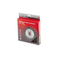 Щетка плоская для УШМ (150 мм; М14; плоская, крученая проволока 0.8 мм) MATRIX 74645