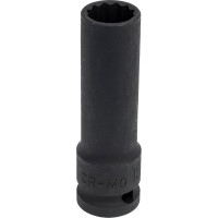 Головка торцевая ударная тонкостенная 12-гранная JTC 1/2" х 15мм, длина 82мм 448315 562958