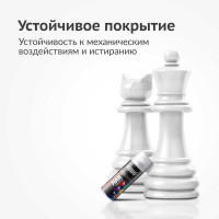 Лак акриловый универсальный KUDO, быстросохнущий бесцветный, в баллончике, глянцевый KU-9002