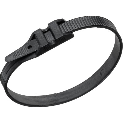 Стяжки пластиковые TDM ELECTRIC хомут горизонтальным замком (не разъемный) КСГ 9х260 черный 100 штук SQ0524-0002