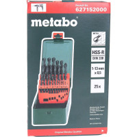Набор сверл по металлу 25 шт. (d 1-13 мм) HSS-R Metabo 627152000