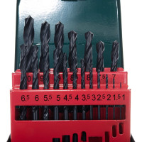 Набор из сверл по металлу 19 шт. (1-10мм) Metabo 627151000