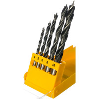 Набор сверл по дереву 5 шт. (D 4; 5; 6; 8; 10 мм) DEWALT 4535
