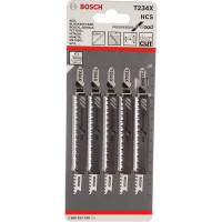 Пилки для лобзика по дереву (91 мм; 5шт.) Т234Х Bosch 2.608.633.528