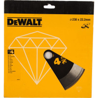 Диск алмазный отрезной (230х22.2 мм) для УШМ DEWALT DT 3738