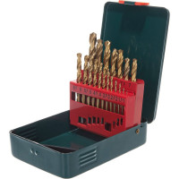 Набор сверл 19 шт. (1-10 мм; HSS-TiN) Metabo 627156000