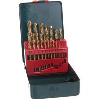 Набор сверл 19 шт. (1-10 мм; HSS-TiN) Metabo 627156000