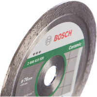Алмазный отрезной диск по керамике для GWS 10.8 (76х10 мм) Bosch 2608615020