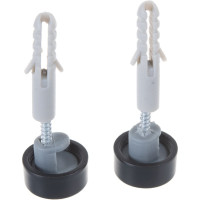 Зеркалодержатель Tech-Krep/Zitar d17мм пластик №9 черный 4шт - пакет 127524