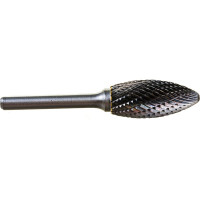 Борфреза твердосплавная тип H форма пламени (16х36 мм; хвостовик 6 мм) MESSER H1636M06