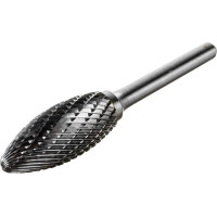 Борфреза твердосплавная тип H форма пламени (16х36 мм; хвостовик 6 мм) MESSER H1636M06