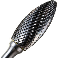 Борфреза твердосплавная тип H форма пламени (16х36 мм; хвостовик 6 мм) MESSER H1636M06