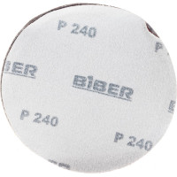 Круг абразивный (5 шт; 125 мм; Р240; Velcro) Biber 70668 тов-165719