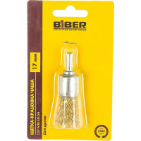 Щетка-крацовка чаша 17 мм для дрели Biber 70991 тов-076235