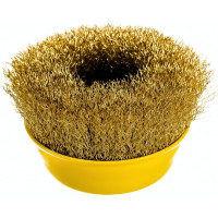 Щетка крацовка чаша (100 мм; М14) для УШМ Biber 70971 тов-076242