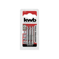 Бита PZ2 50 мм INDUSTRY 3 шт. KWB 121152
