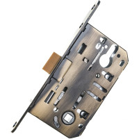 Замок под цилиндр с полиамидным язычком Ренц PALOMA (межосевое расстояние 85 мм; бронза античная) INLB 85 PL AB