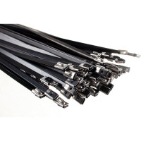 Стальные стяжки с покрытием FORTISFLEX СКС-П 304 4.6х400 74935